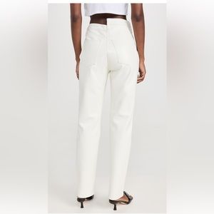 AGOLDE Crisscross Recycled Leather Pants